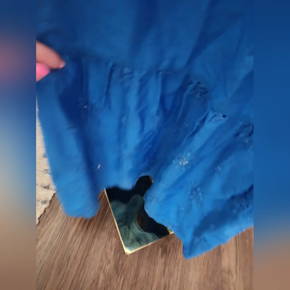 NWT Loft Blue Dress - Picture 2 of 4